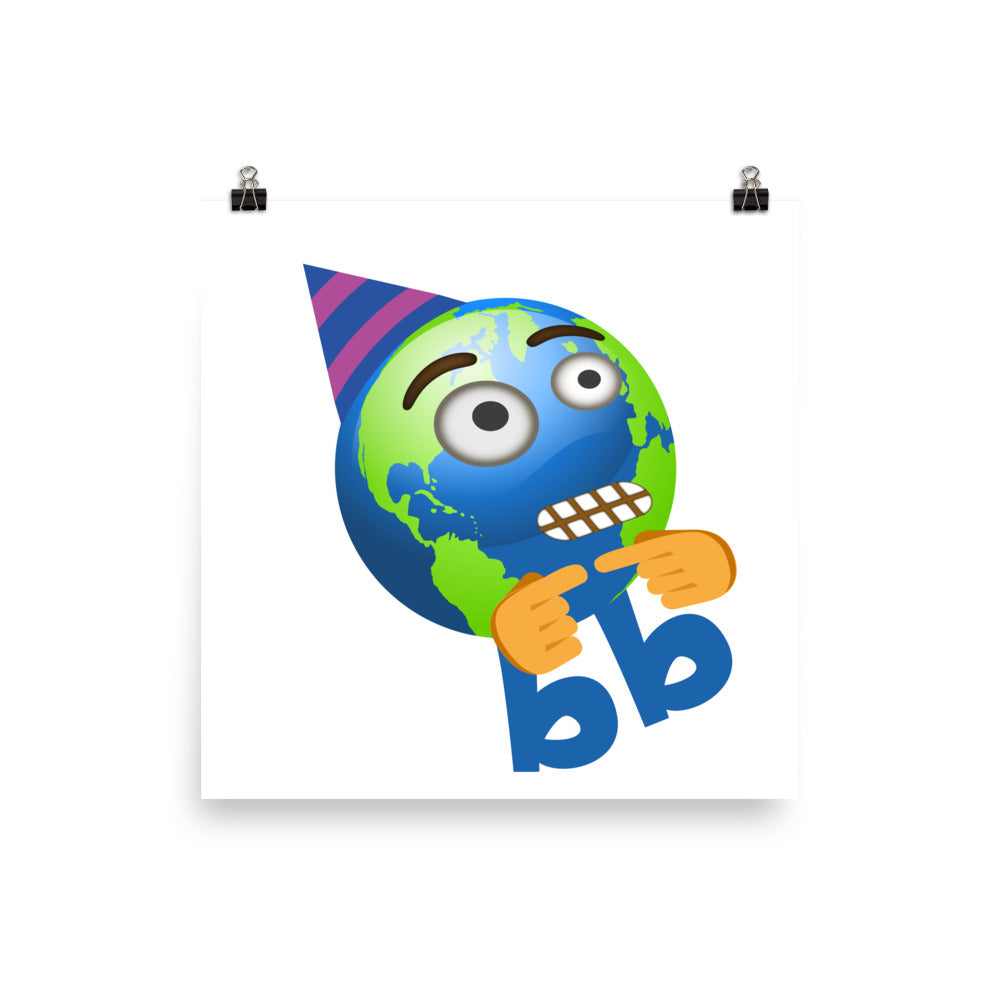 Earthbb Poster - Emojibb