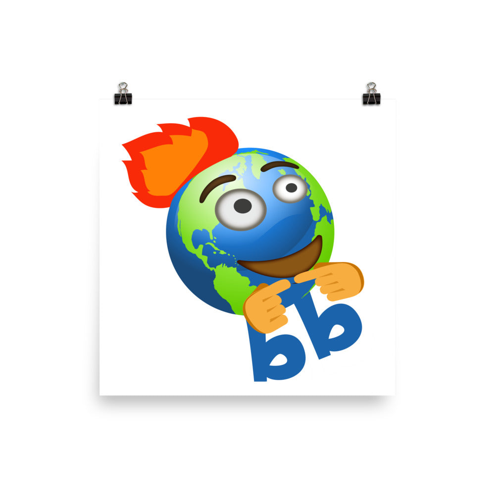 Earthbb Poster - Emojibb