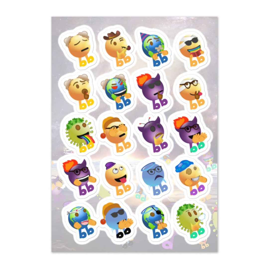 Megabb Buddy Stickers - Emojibb