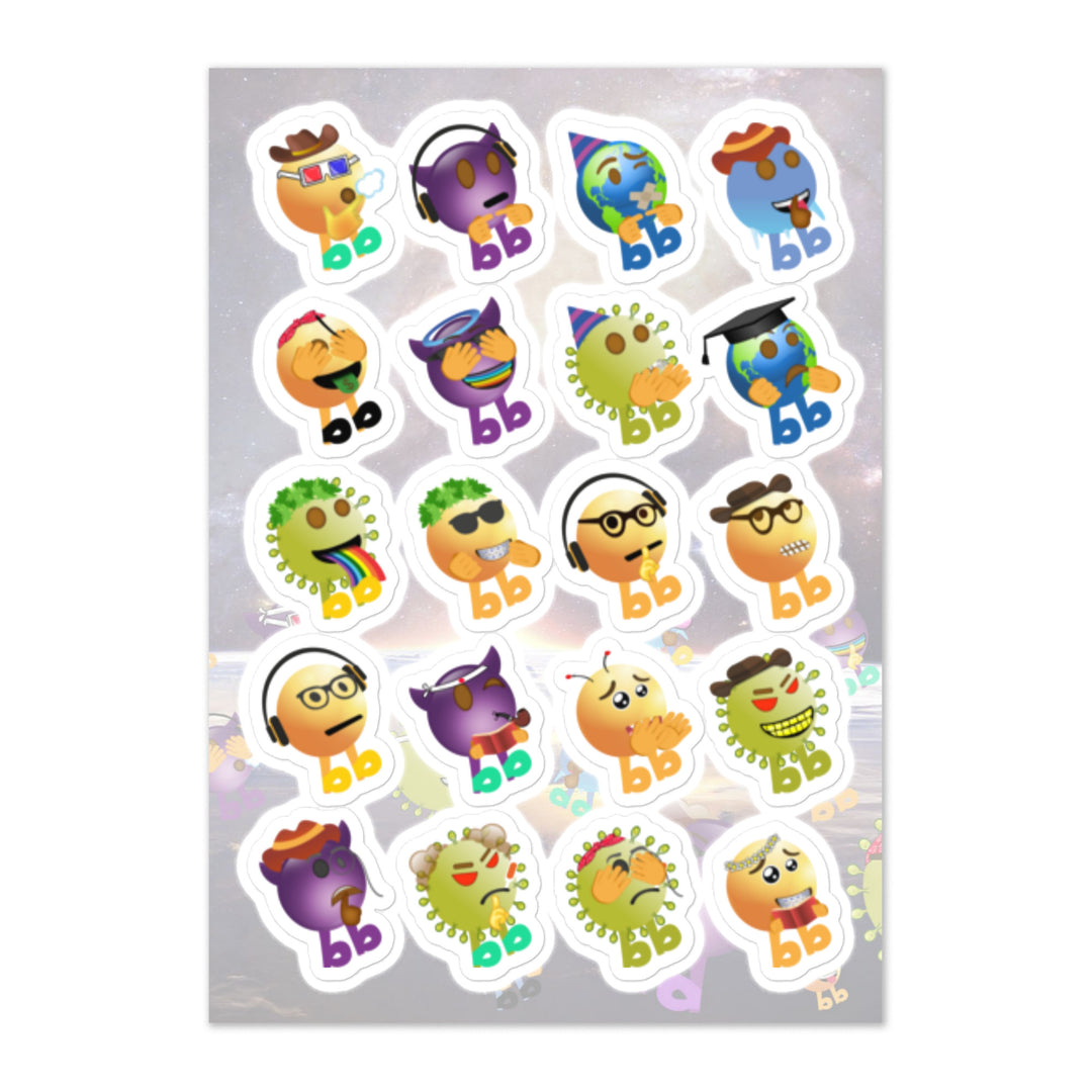 Megabb Buddy Stickers - Emojibb