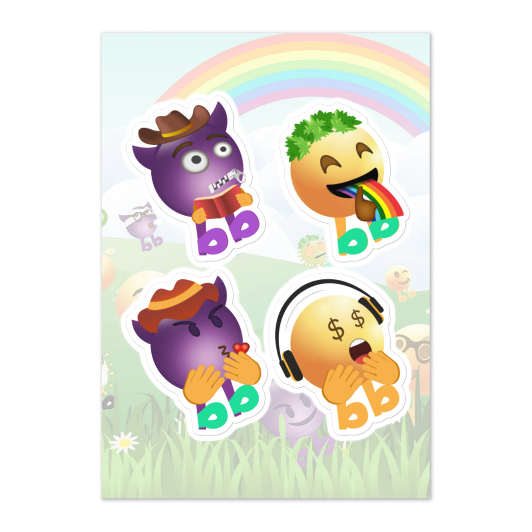 Megabb PaPa Stickers - Emojibb