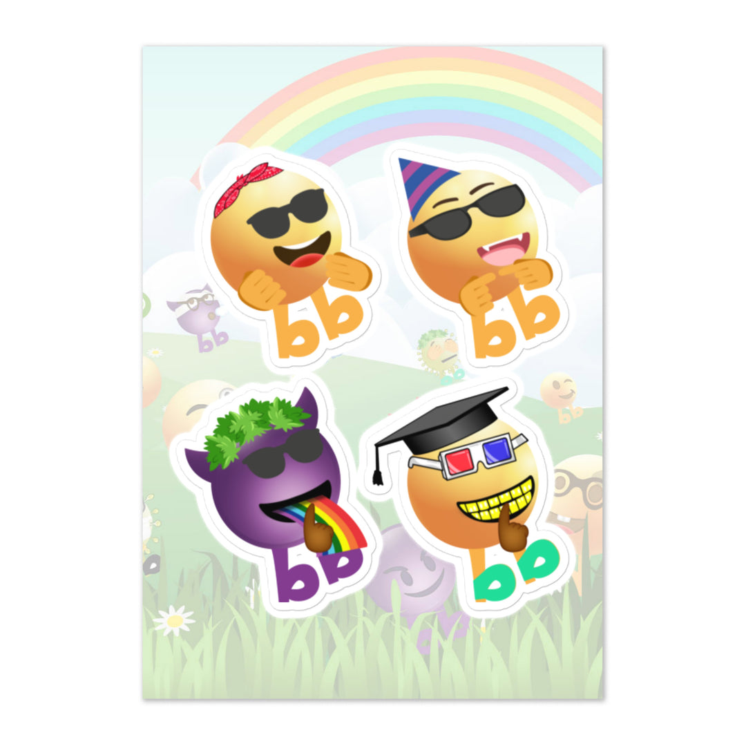 Megabb PaPa Stickers - Emojibb