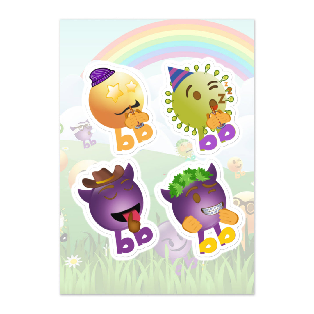 Megabb PaPa Stickers - Emojibb