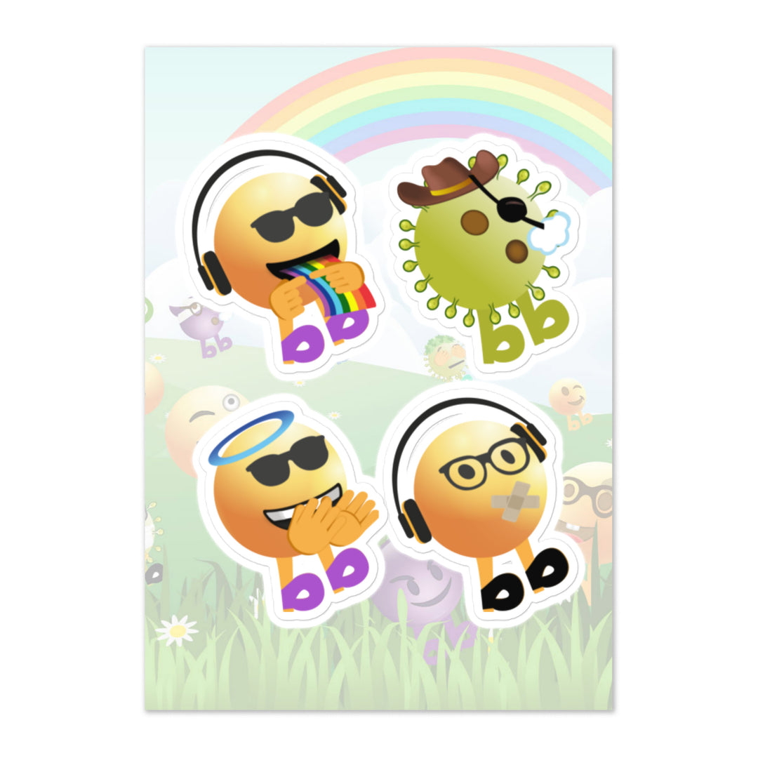 Megabb PaPa Stickers - Emojibb