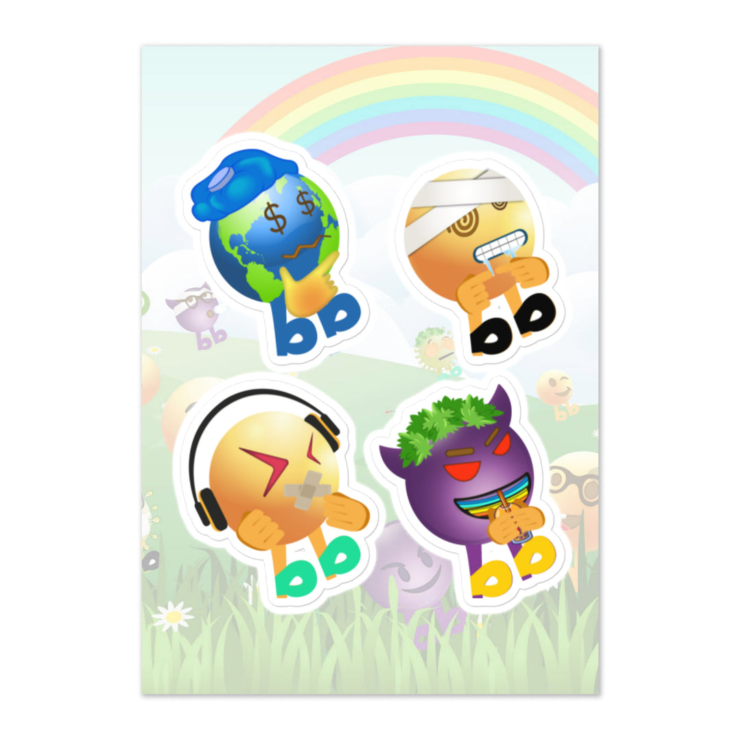 Megabb PaPa Stickers - Emojibb