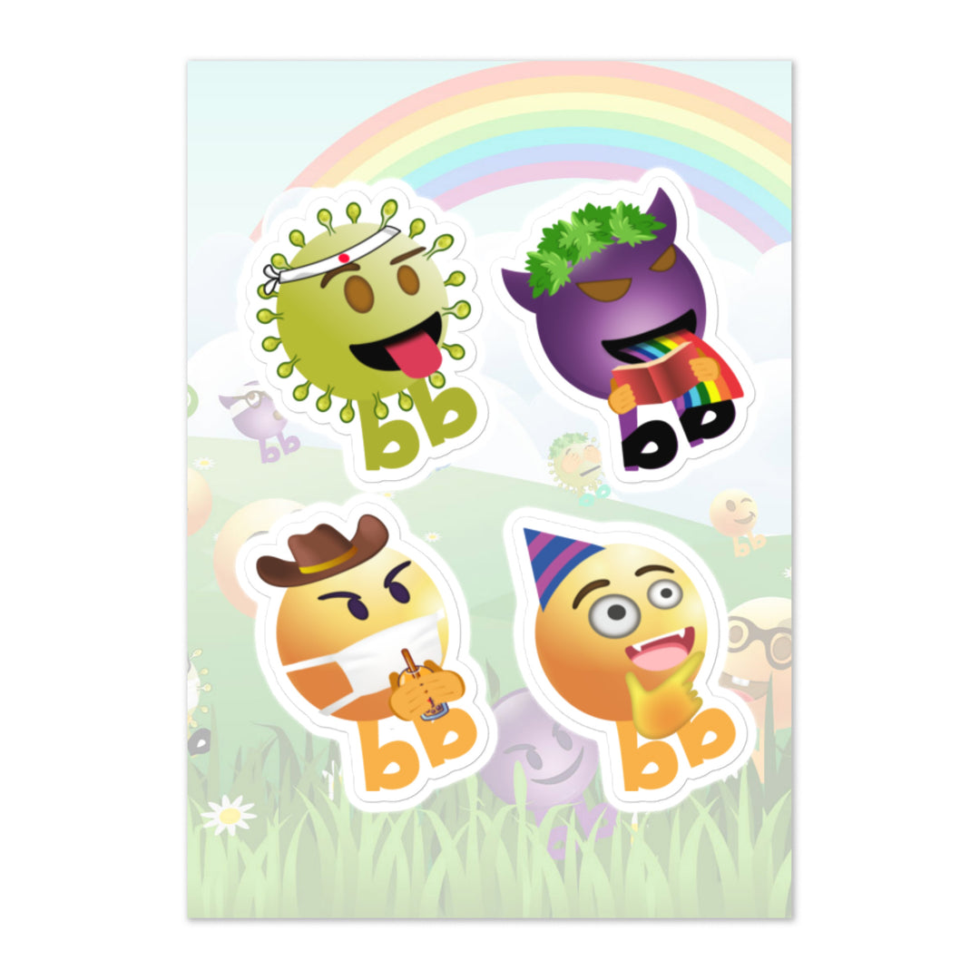 Megabb PaPa Stickers - Emojibb