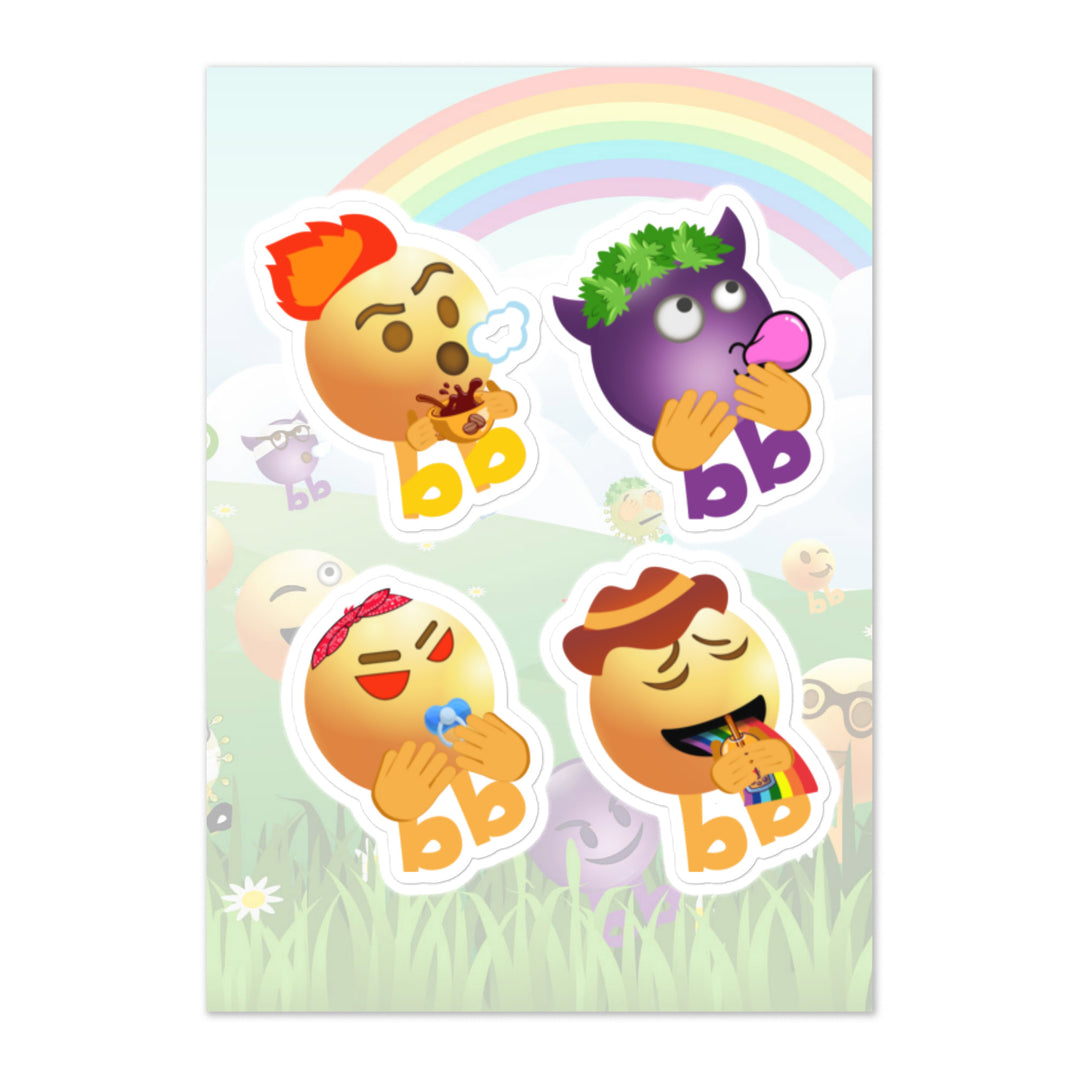 Megabb PaPa Stickers - Emojibb