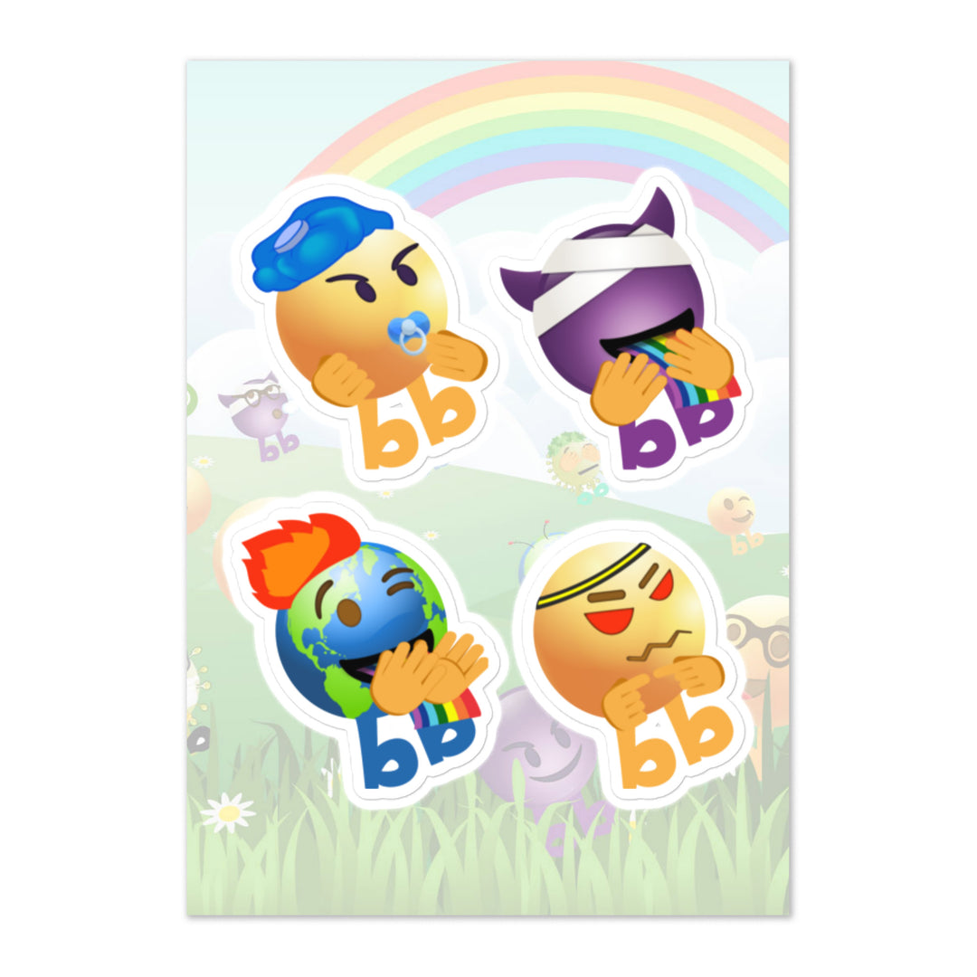 Megabb PaPa Stickers - Emojibb