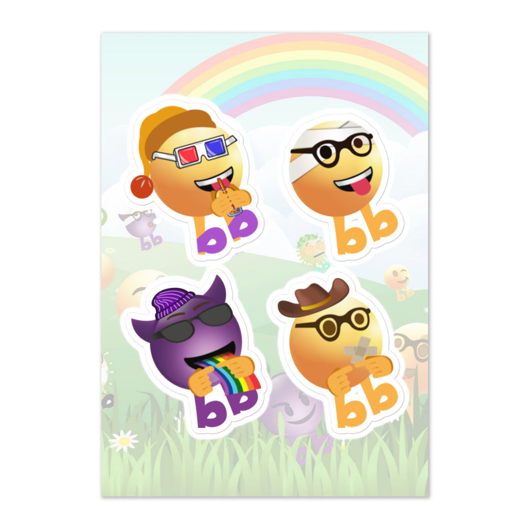 Megabb PaPa Stickers - Emojibb
