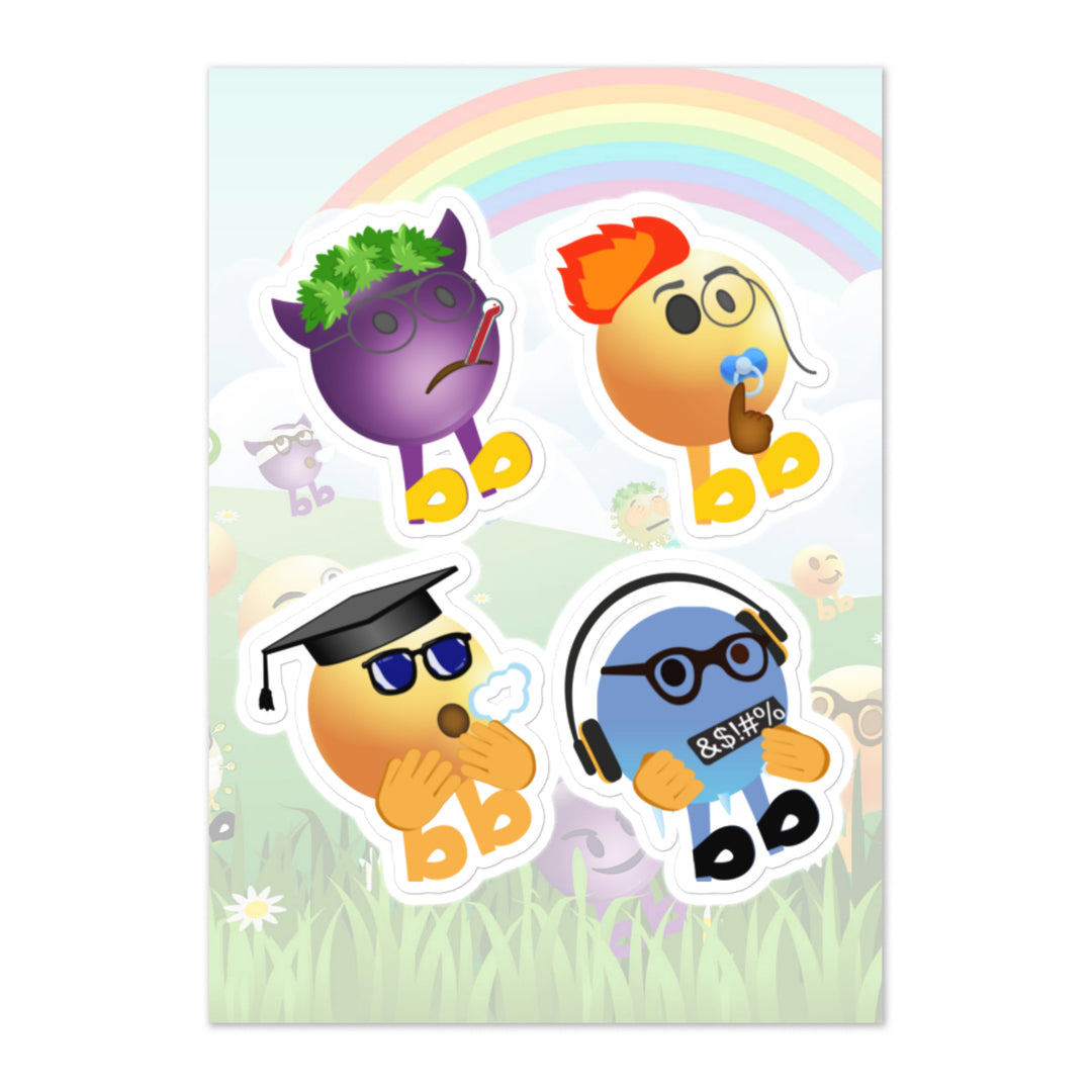 Megabb PaPa Stickers - Emojibb
