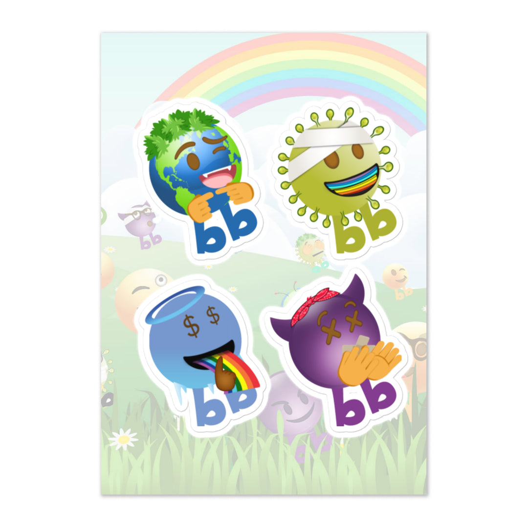 Megabb PaPa Stickers - Emojibb