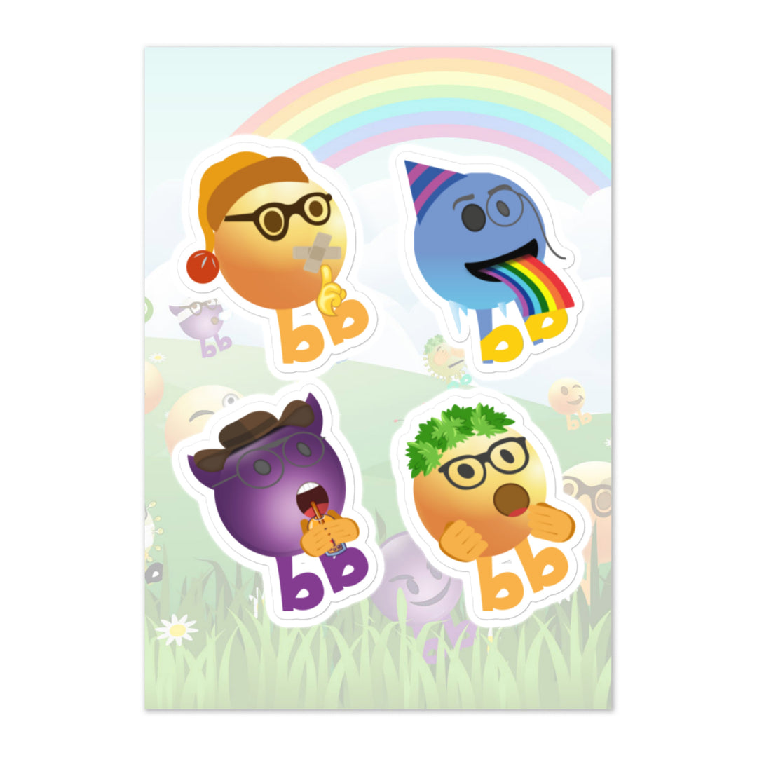 Megabb PaPa Stickers - Emojibb