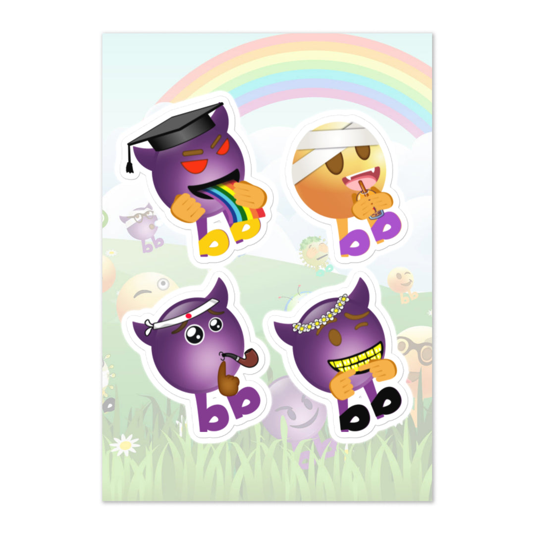 Megabb PaPa Stickers - Emojibb