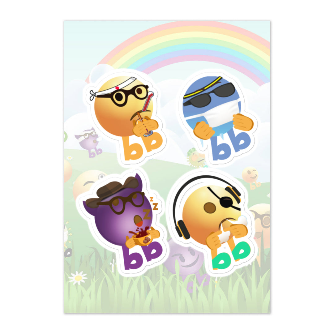 Megabb PaPa Stickers - Emojibb