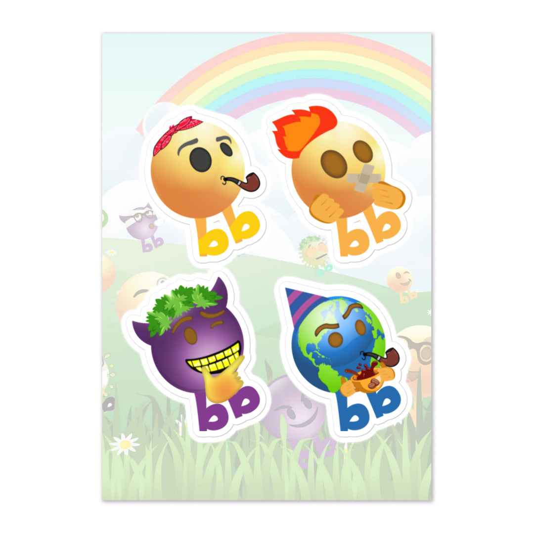 Megabb PaPa Stickers - Emojibb