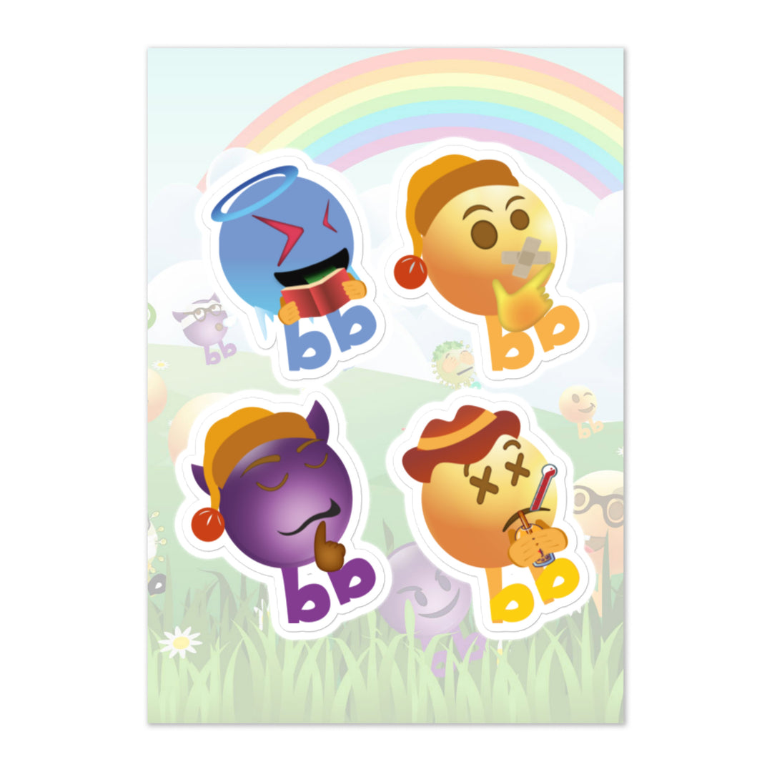 Megabb PaPa Stickers - Emojibb