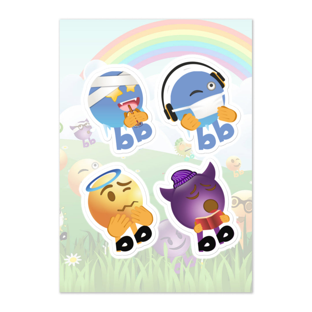 Megabb PaPa Stickers - Emojibb