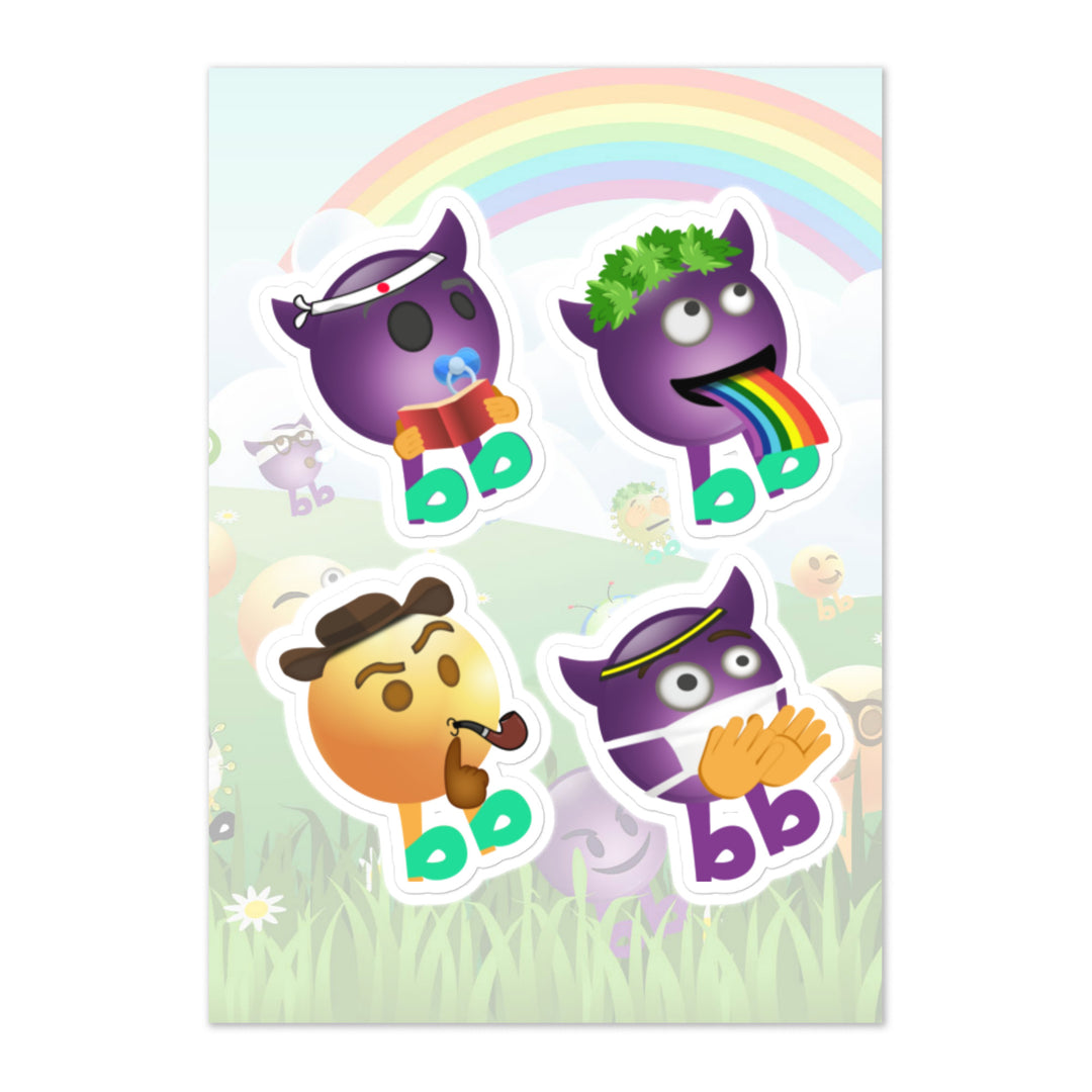 Megabb PaPa Stickers - Emojibb
