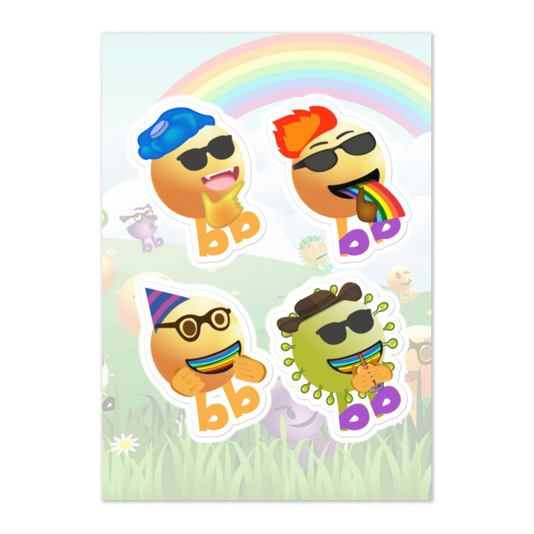 Megabb PaPa Stickers - Emojibb
