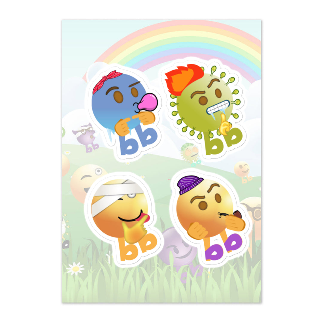 Megabb PaPa Stickers - Emojibb