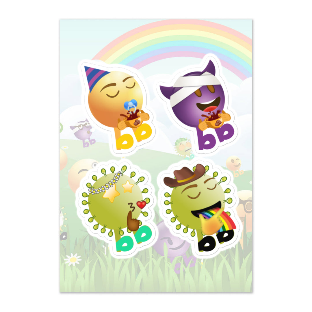 Megabb PaPa Stickers - Emojibb