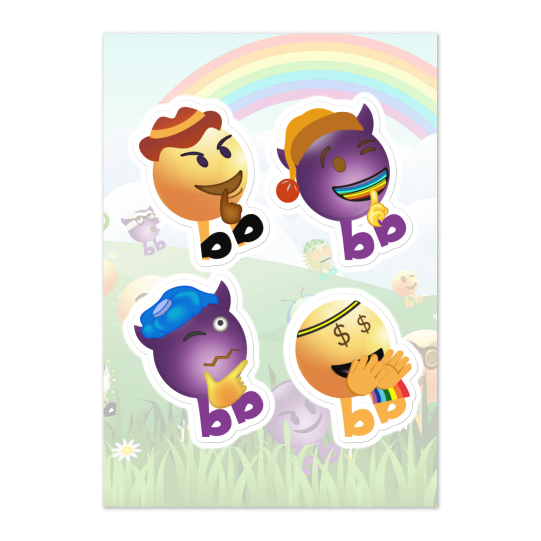 Megabb PaPa Stickers - Emojibb
