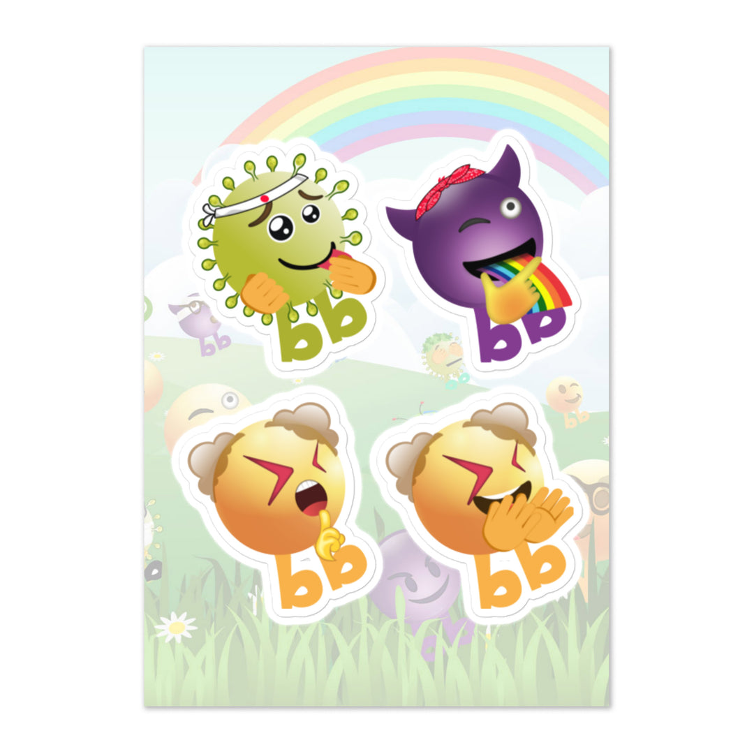 Megabb PaPa Stickers - Emojibb