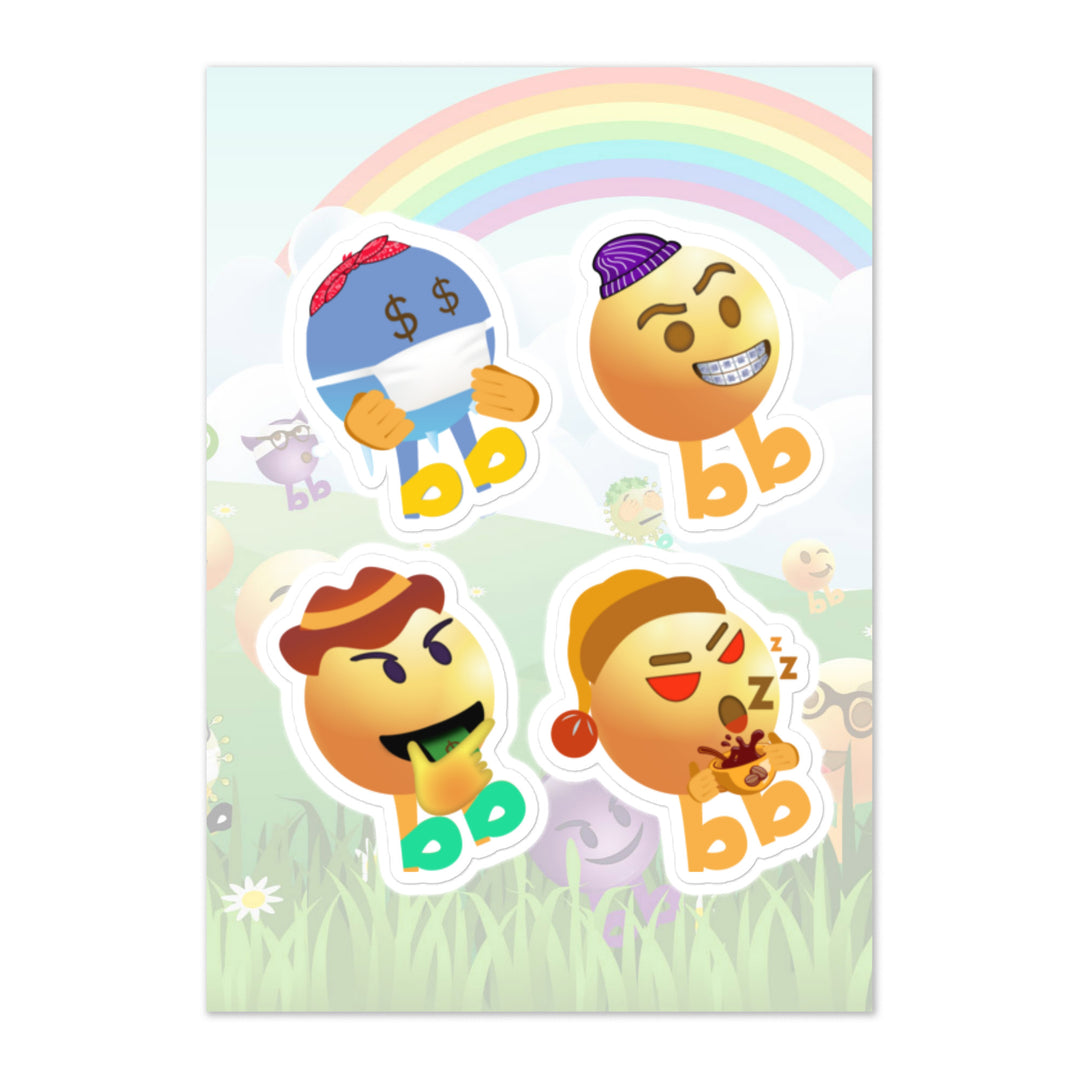 Megabb PaPa Stickers - Emojibb