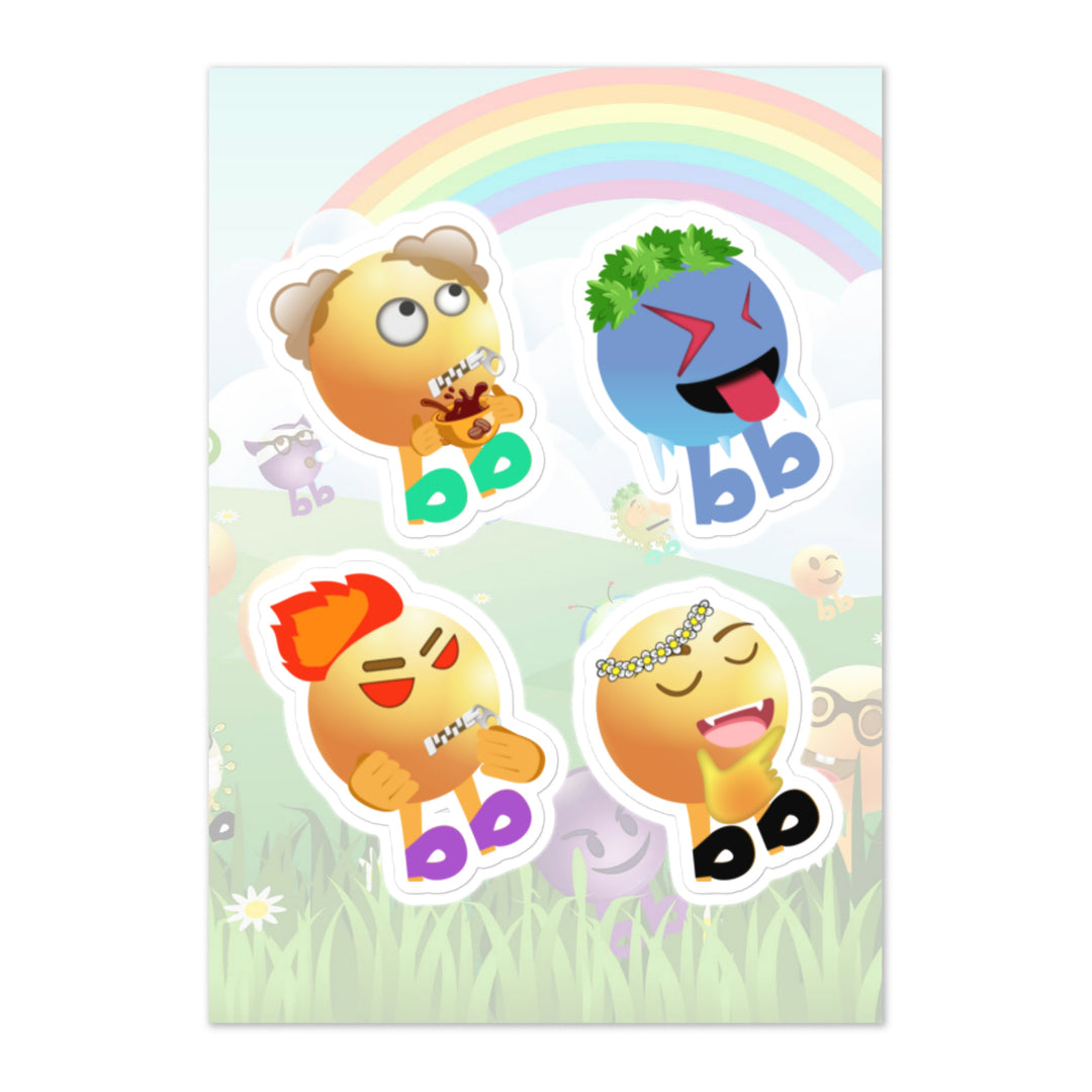 Megabb PaPa Stickers - Emojibb