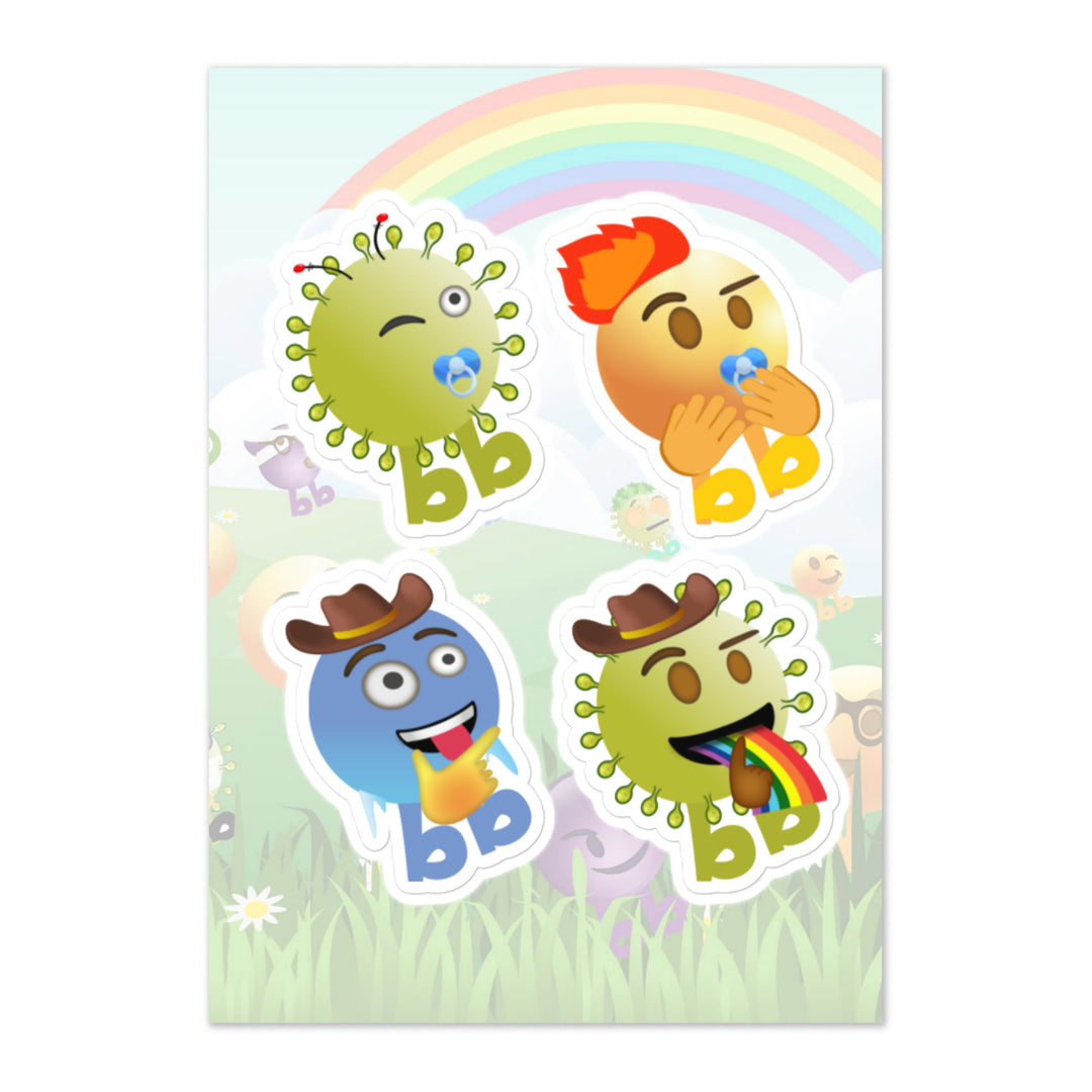 Megabb PaPa Stickers - Emojibb