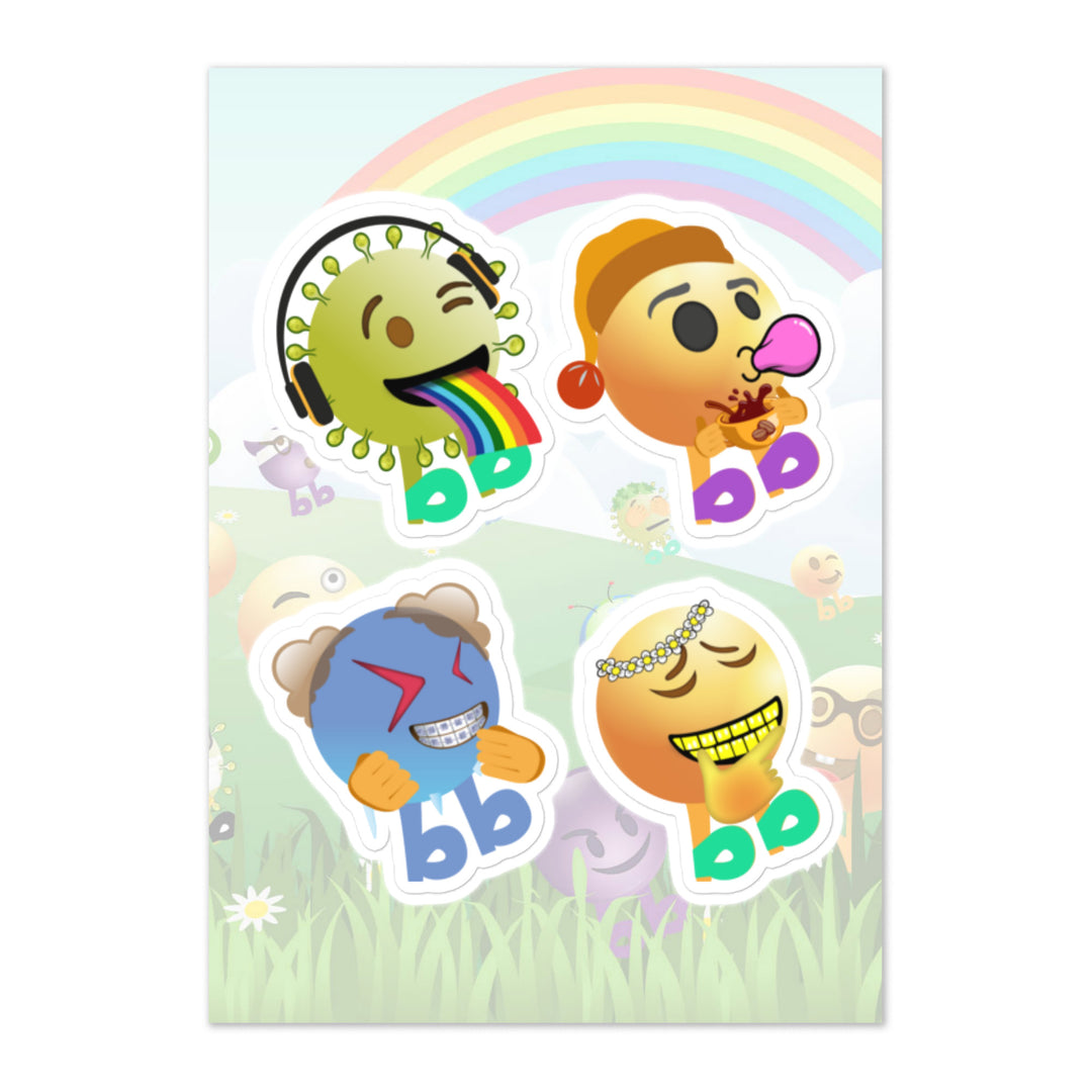 Megabb PaPa Stickers - Emojibb
