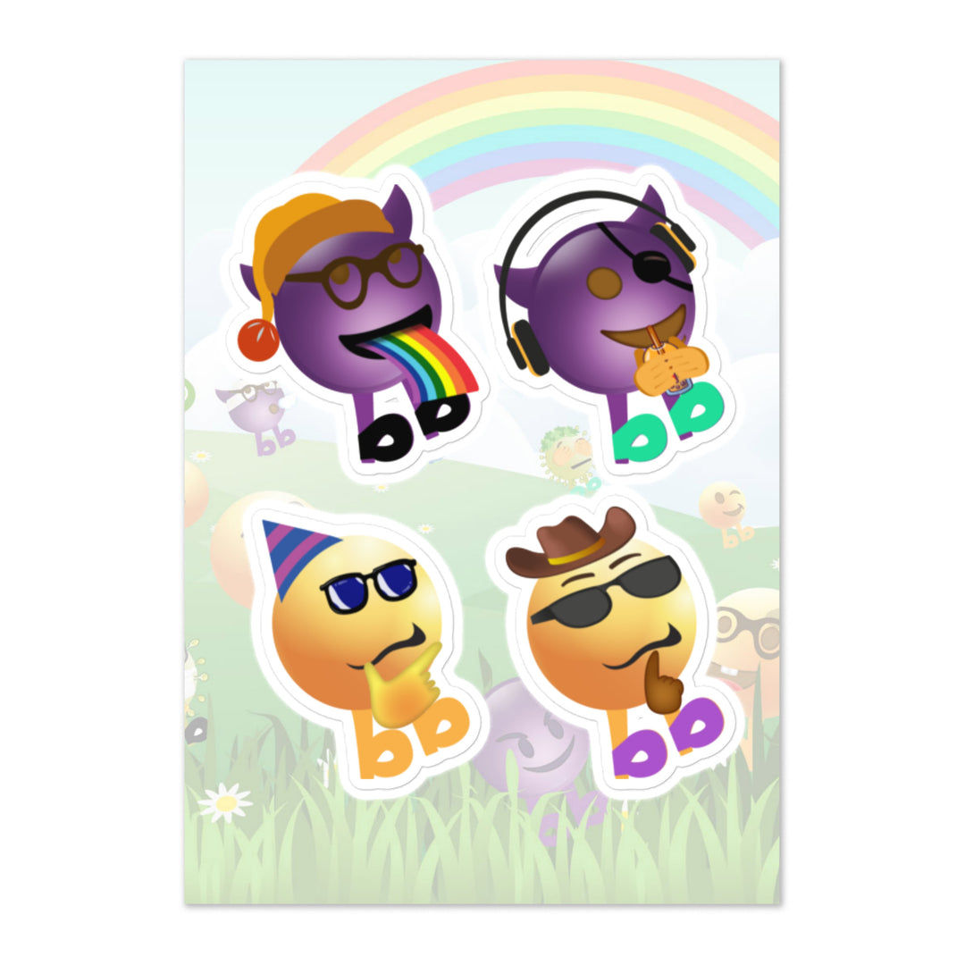 Megabb PaPa Stickers - Emojibb