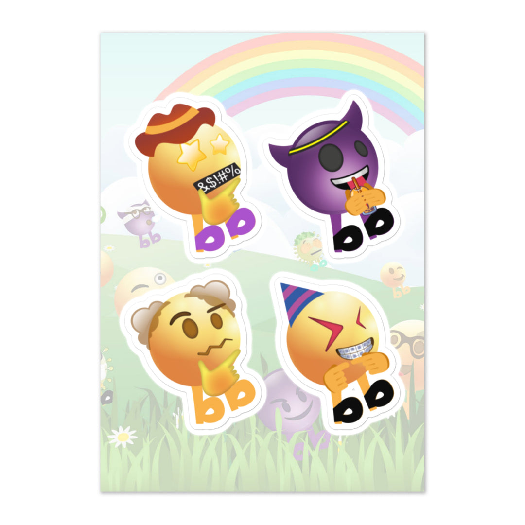 Megabb PaPa Stickers - Emojibb