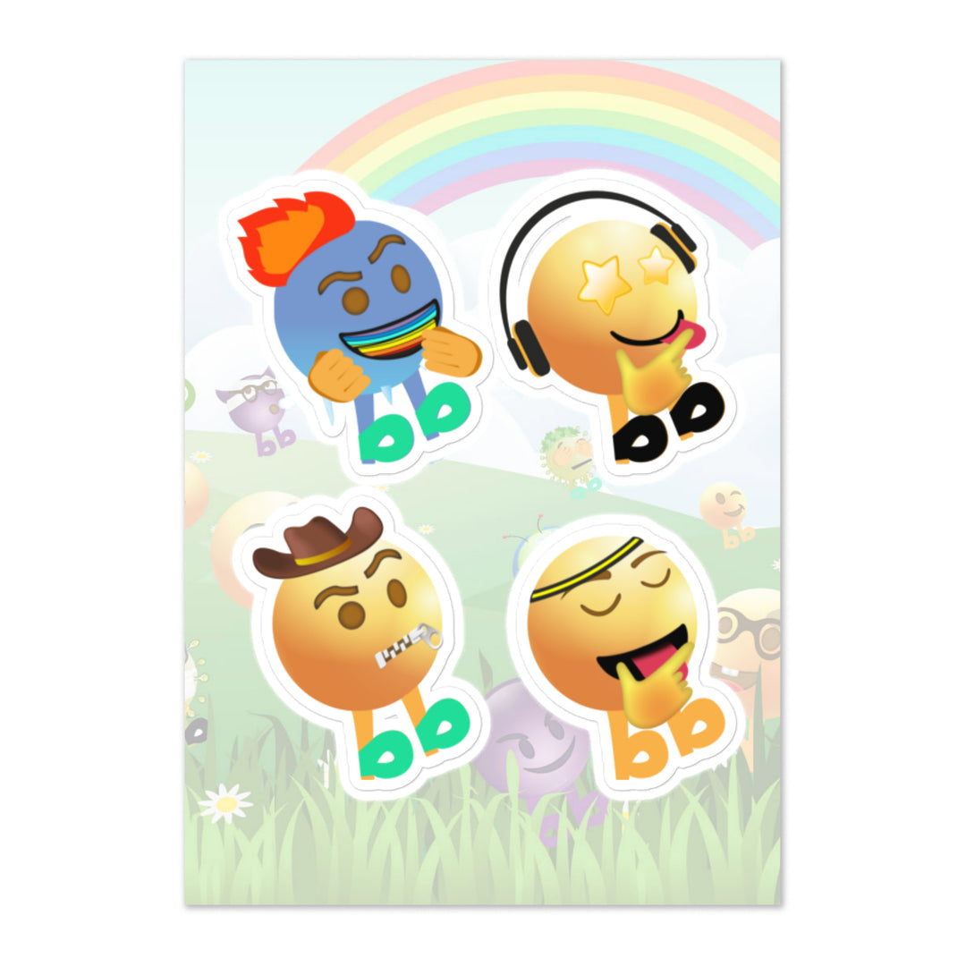 Megabb PaPa Stickers - Emojibb