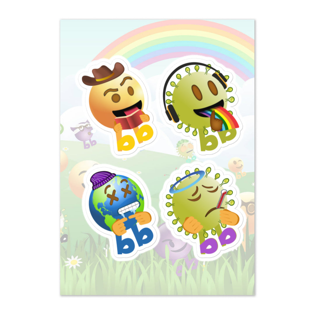 Megabb PaPa Stickers - Emojibb