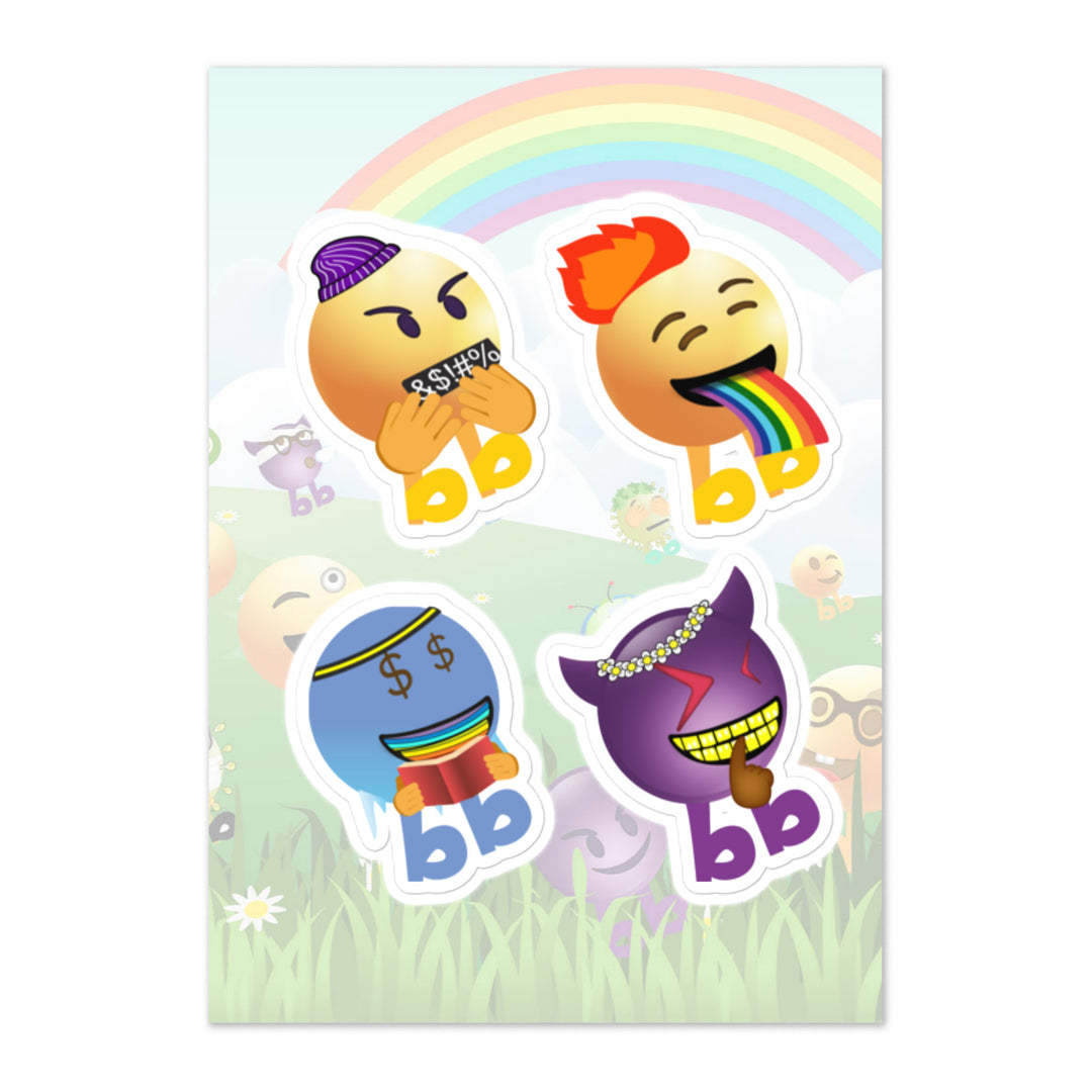 Megabb PaPa Stickers - Emojibb