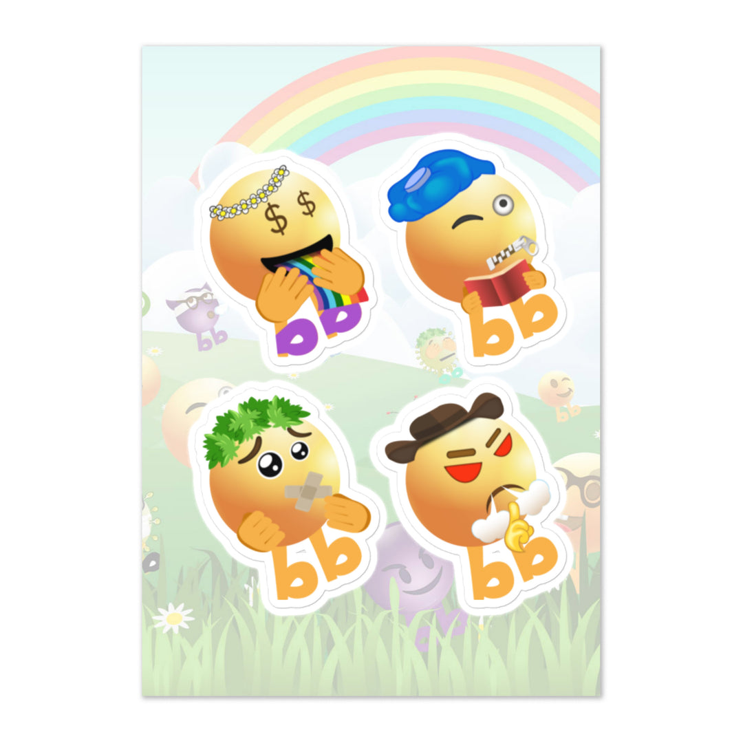 Megabb PaPa Stickers - Emojibb
