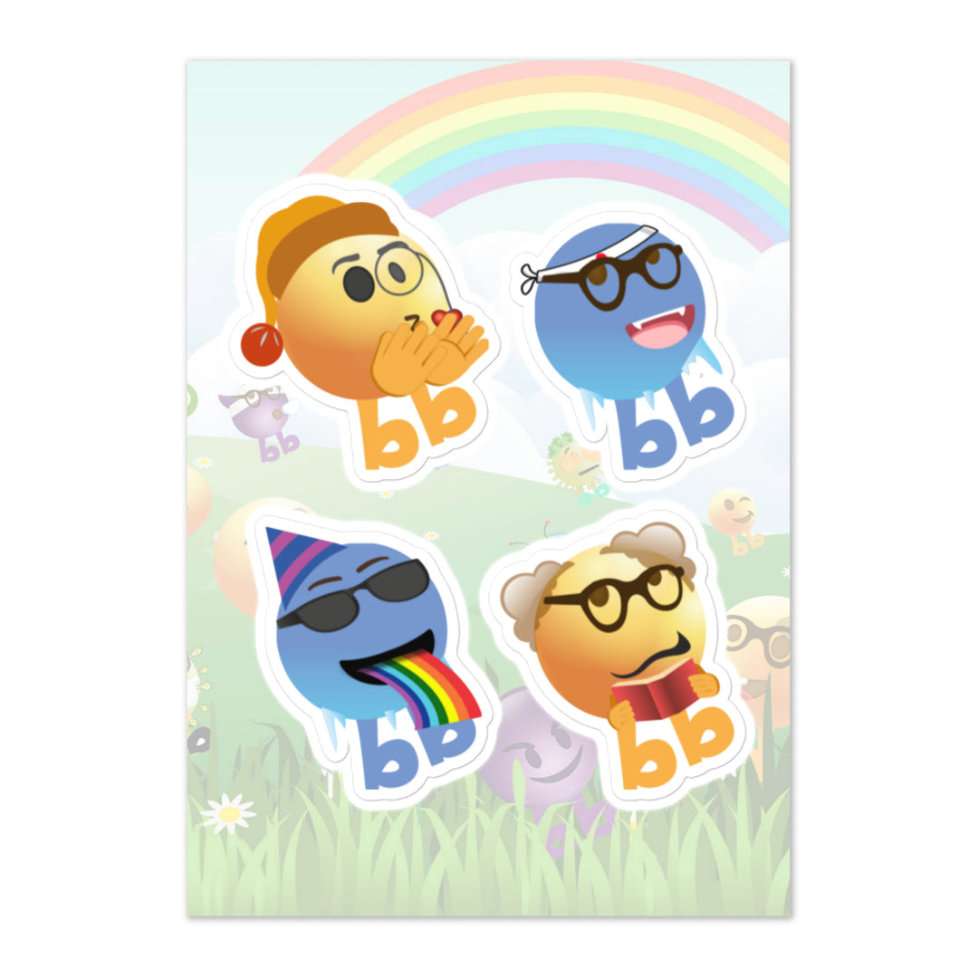 Megabb PaPa Stickers - Emojibb