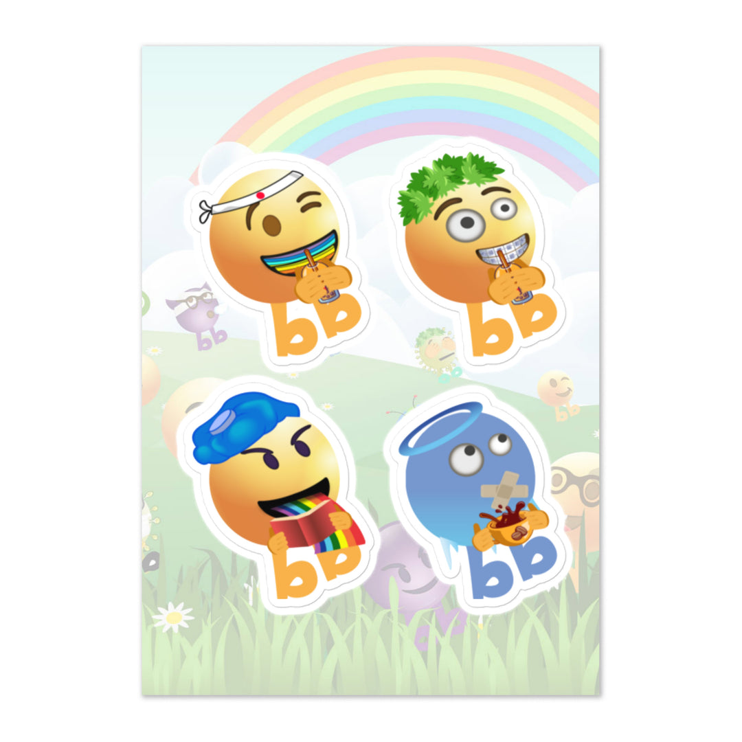 Megabb PaPa Stickers - Emojibb