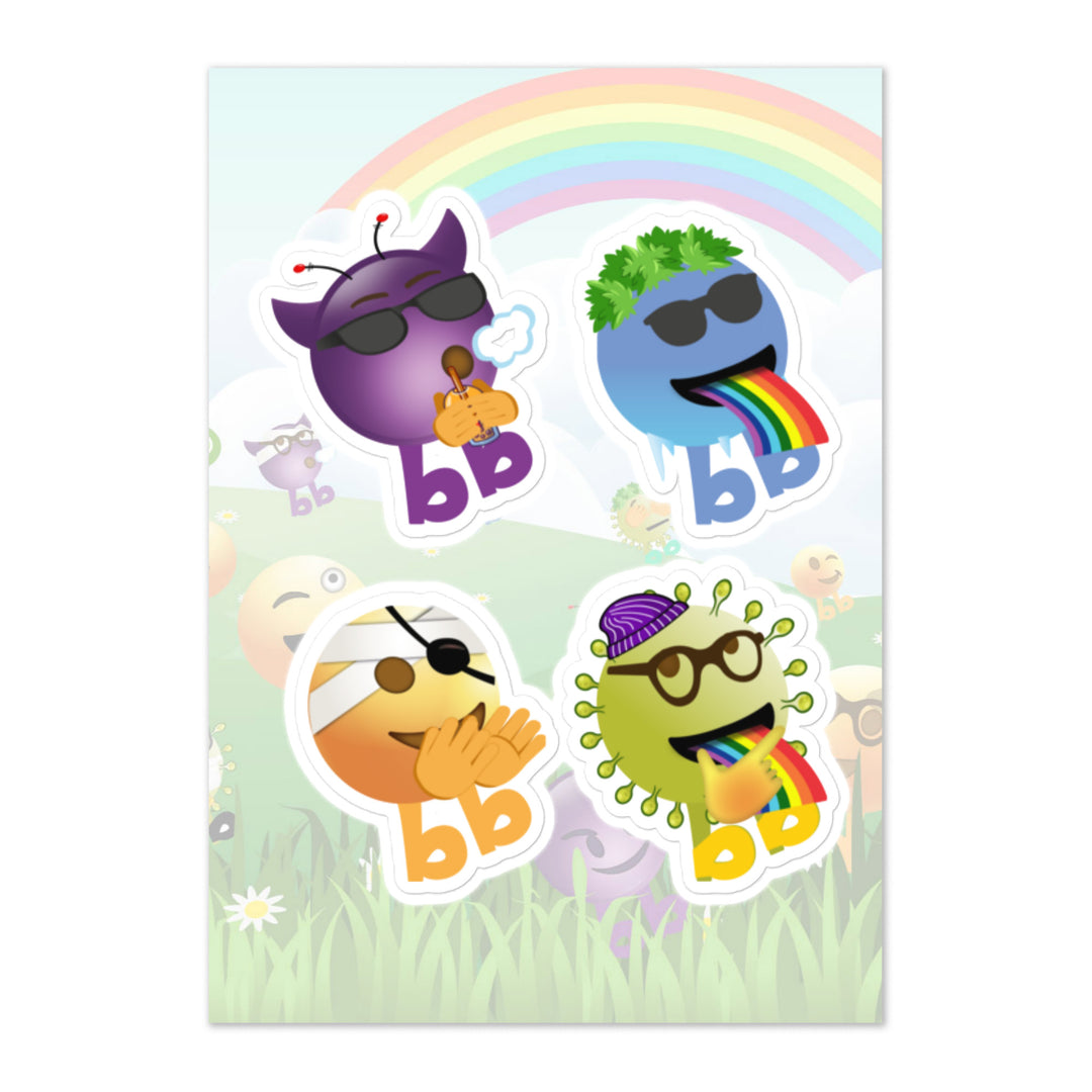 Megabb PaPa Stickers - Emojibb