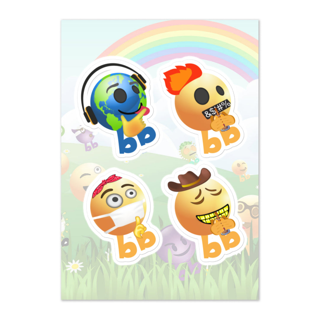 Megabb PaPa Stickers - Emojibb