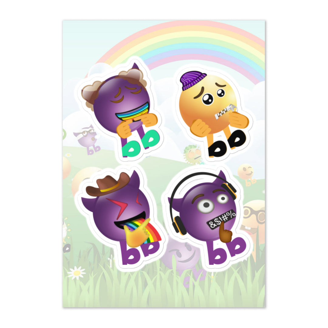 Megabb PaPa Stickers - Emojibb
