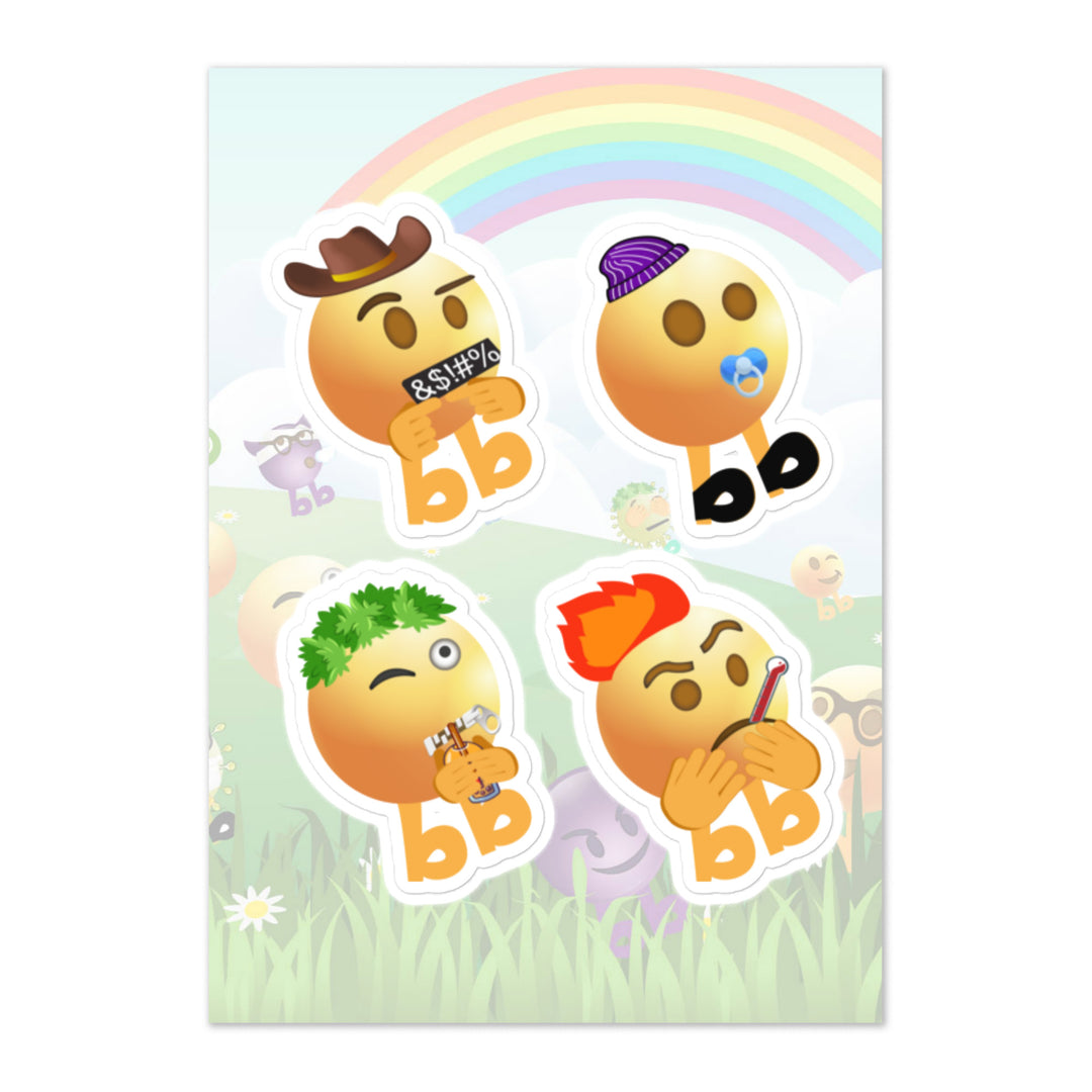 Megabb PaPa Stickers - Emojibb