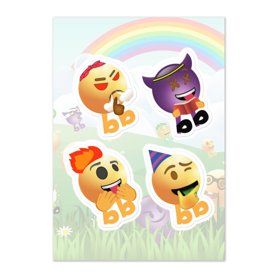 Megabb PaPa Stickers - Emojibb