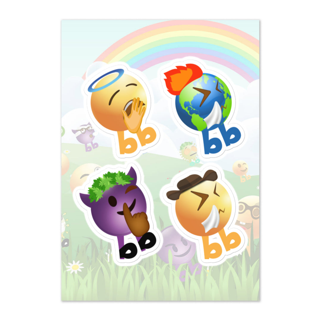Megabb PaPa Stickers - Emojibb