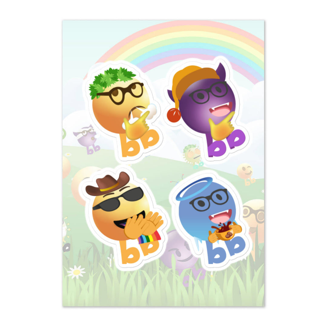 Megabb PaPa Stickers - Emojibb