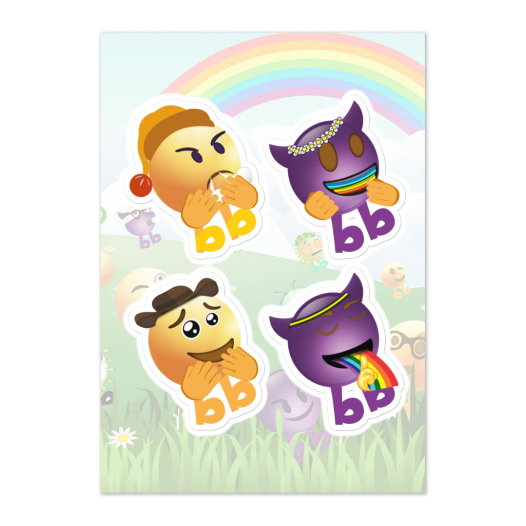 Megabb PaPa Stickers - Emojibb