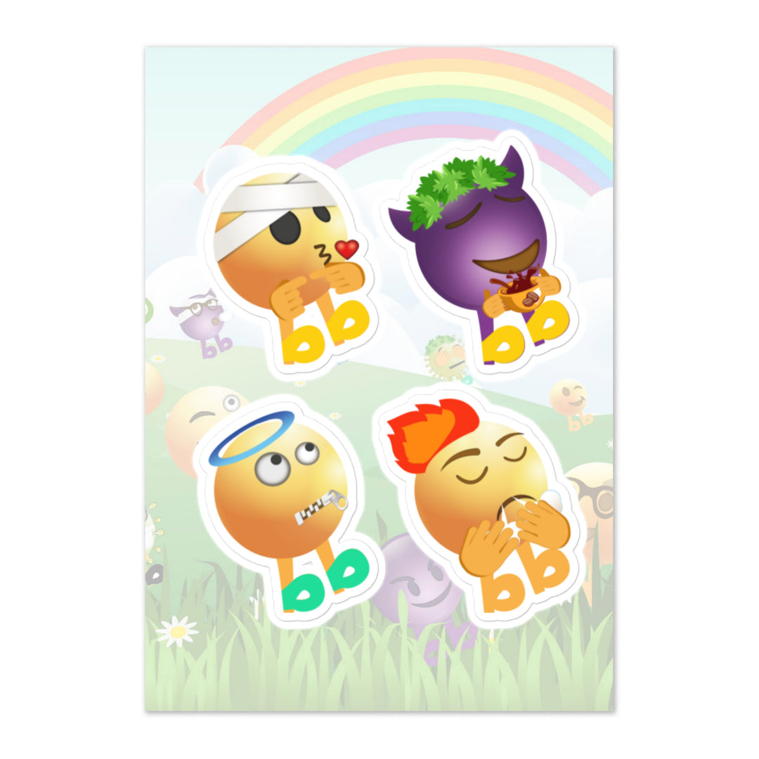 Megabb PaPa Stickers - Emojibb