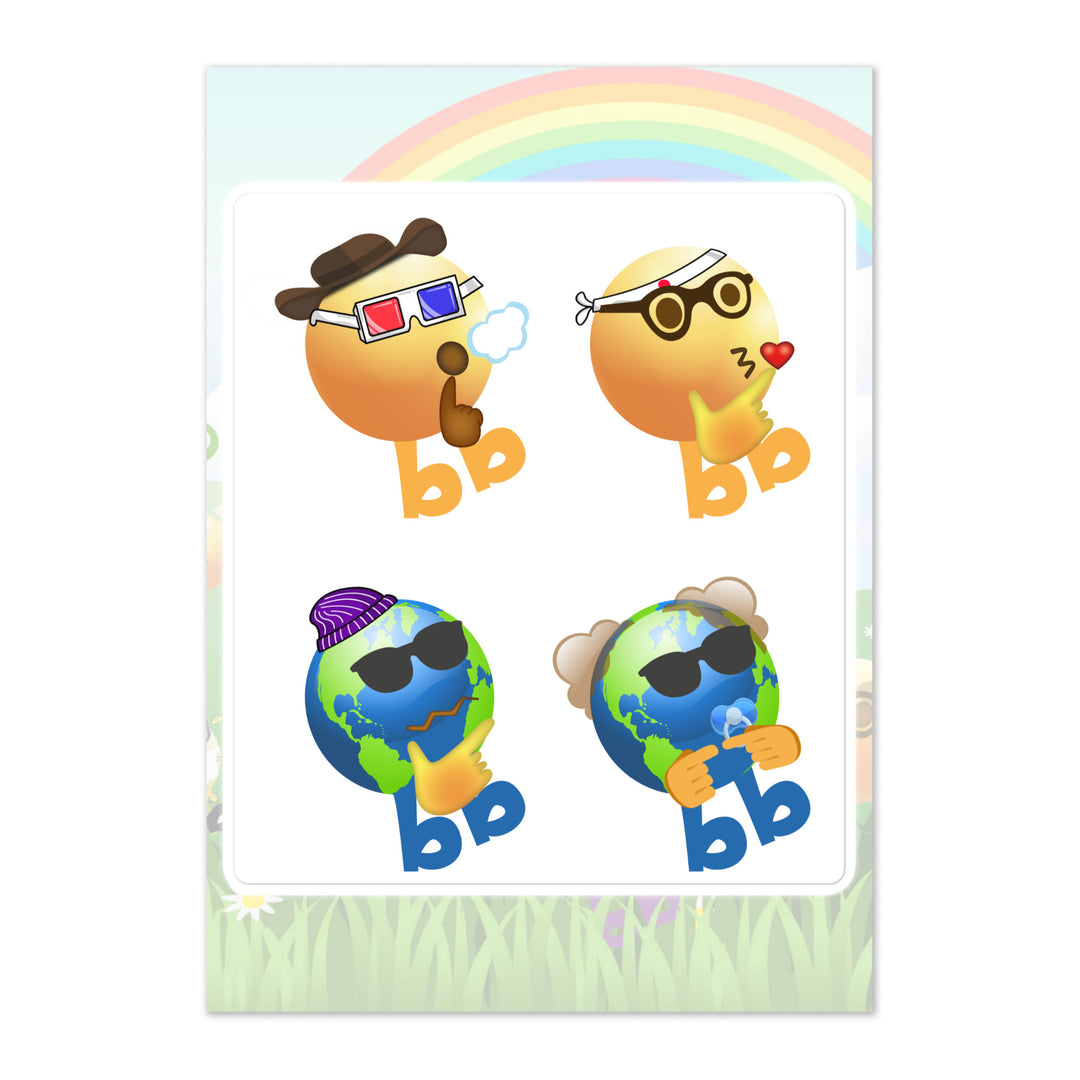 Megabb PaPa Stickers - Emojibb