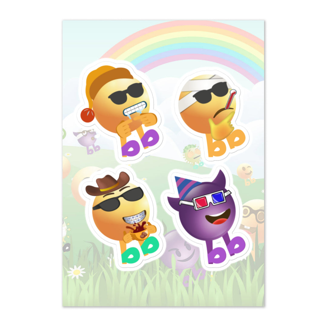 Megabb PaPa Stickers - Emojibb